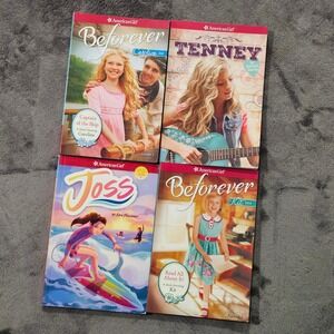 American Girl Book‎ Lot: Caroline, Tenney, Joss, Kit - 4 Book Set